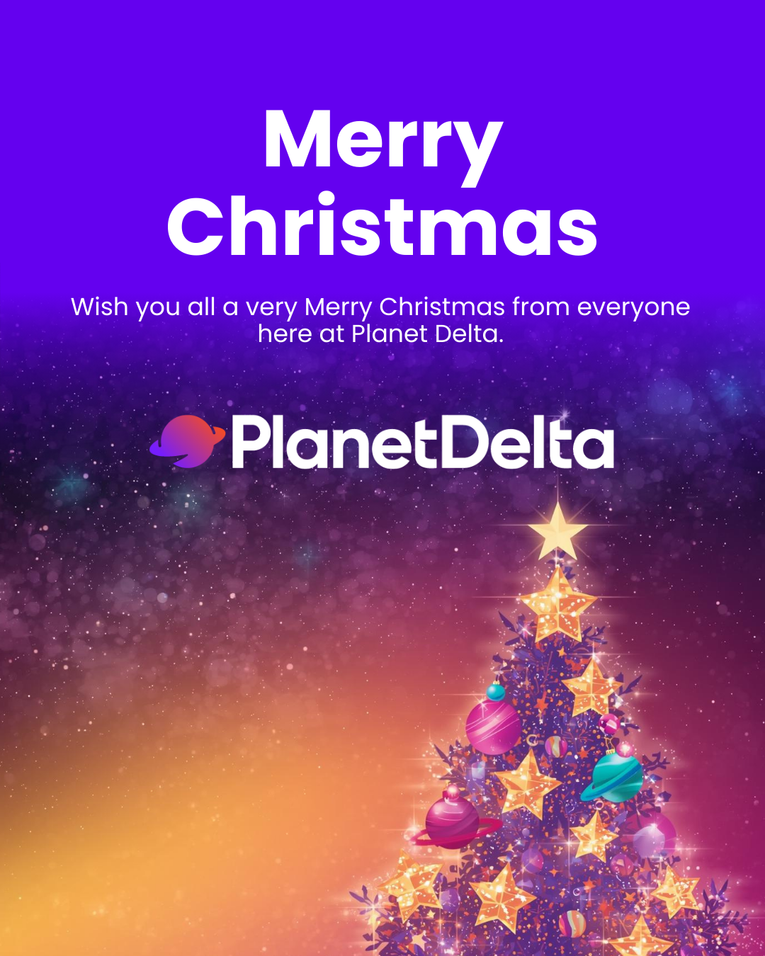 Merry Christmas from Planet Delta!